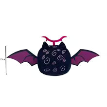 Peluche Chauve-souris Violette — 15 cm